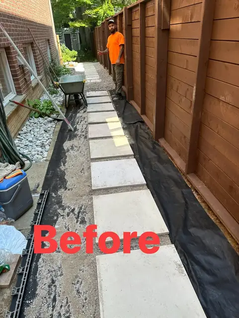 Snow removal service for residential property in Brampton